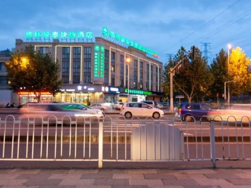 Greentree Inn Shanghai Minhang District Beiqiao Subway Station Express Hotel Exterior photo